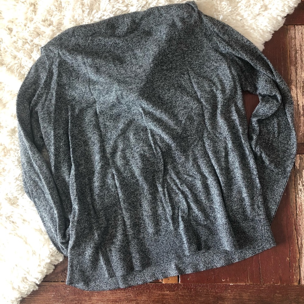 🌵A New Day | Gray Ruffle Neck Sweater - Picture 7 of 8